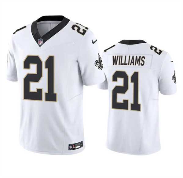 Men & Women & Youth New Orleans Saints #21 Jamaal Williams White 2023 F.U.S.E. Vapor Untouchable Limited Jersey->new orleans saints->NFL Jersey